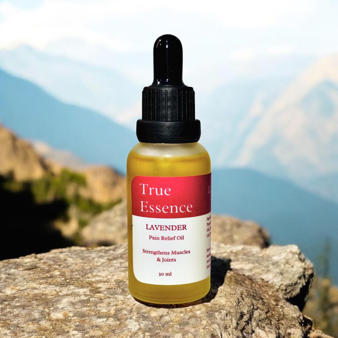 Lavender Pain Relief Oil by True Essence 30ml